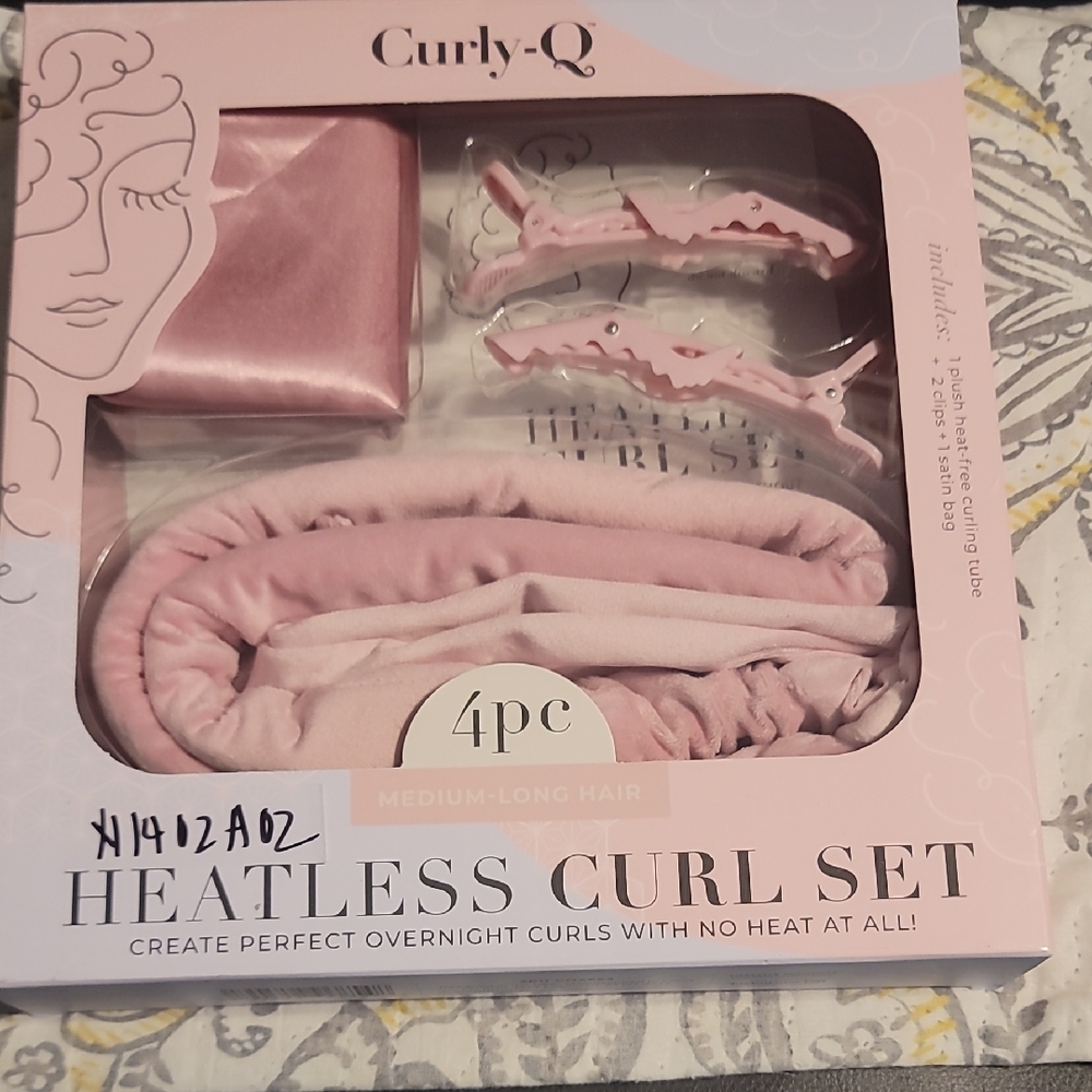 Pink Heatless Curl Set